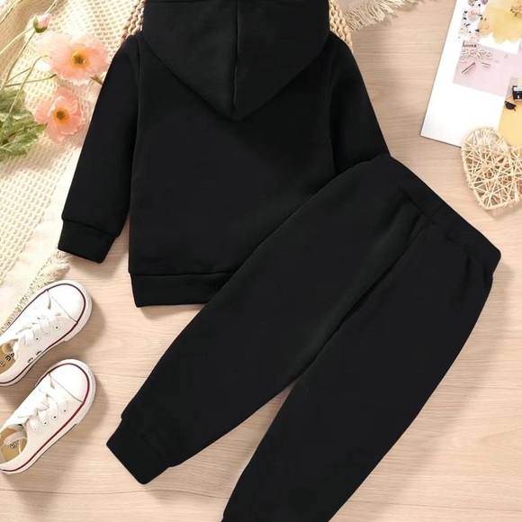 Girls "My Daughter Wears Combat Boots" Sweatsuit, Casual Hoodies - Picture 2 of 4